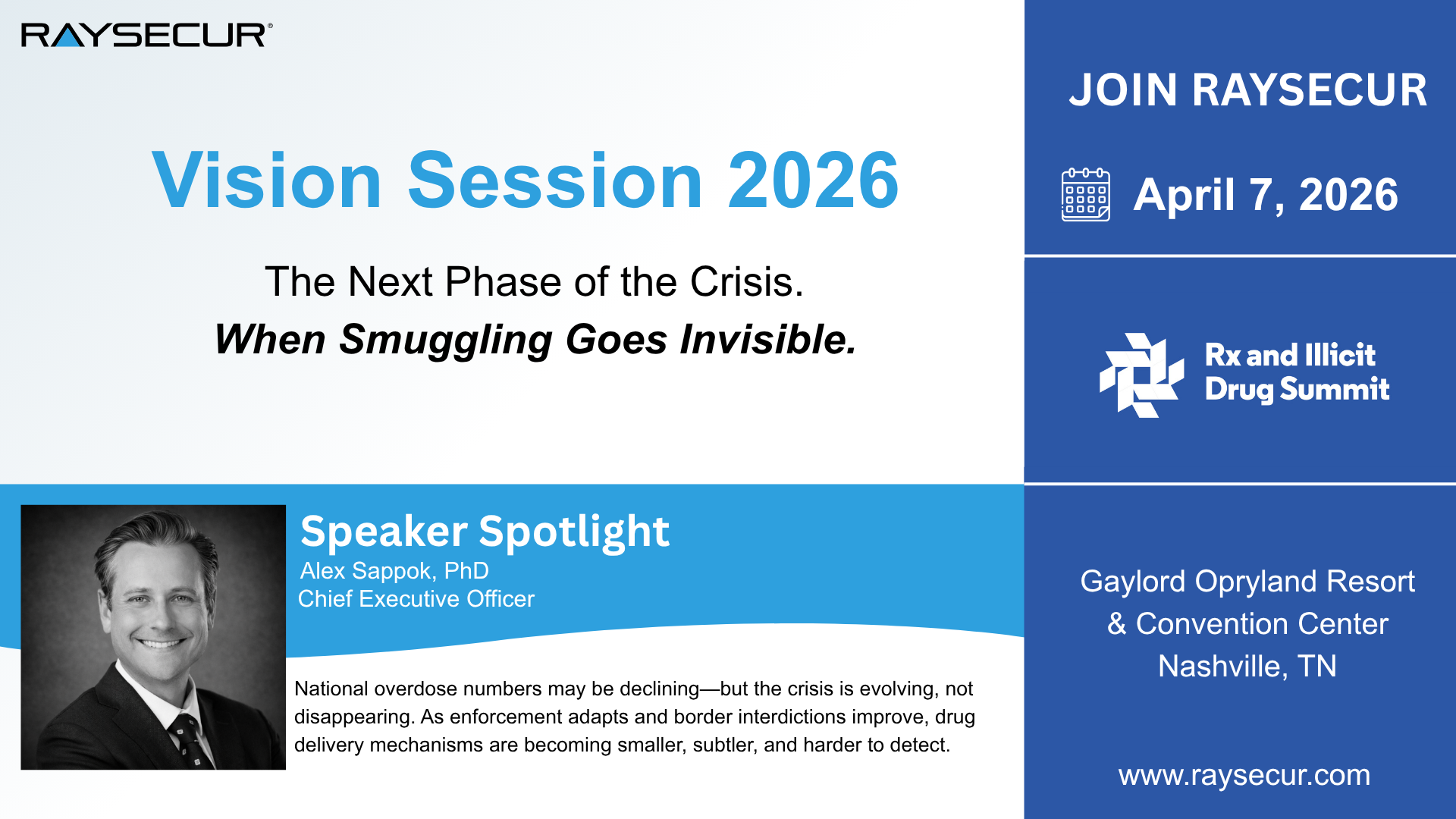 RX & Illicit Drug Summit Web Banner