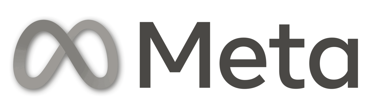 Meta Logo - Grayscale