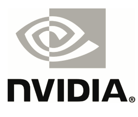 NVIDIA Logo - Grayscale