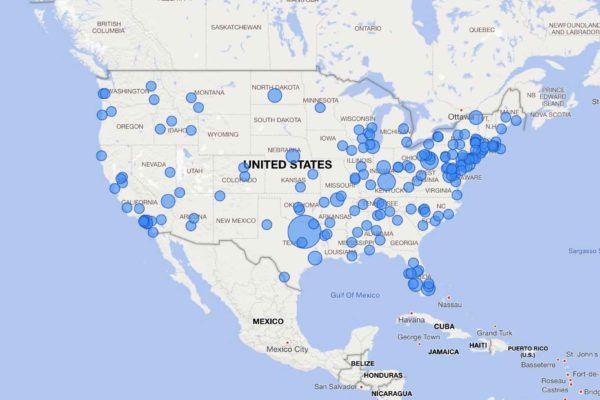 2020 Dangerous Mail Count by City.