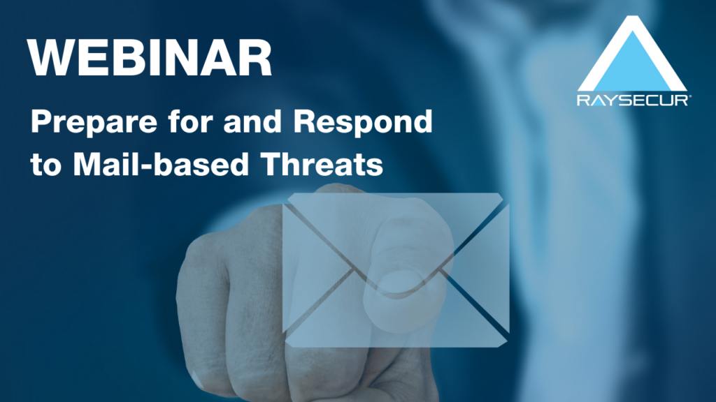 Ad for Webinar entitled Prepare for and Respond to Mail-based Threats