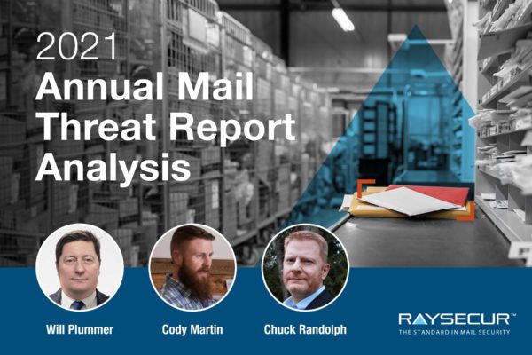 Annual Mail Security Analysis Webinar 2021 featuring Will Plummer, Cody Martin, and Chuck Randolph