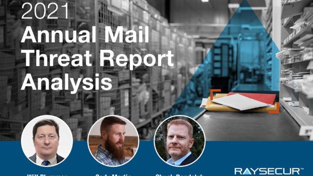 Annual Mail Security Analysis Webinar 2021 featuring Will Plummer, Cody Martin, and Chuck Randolph