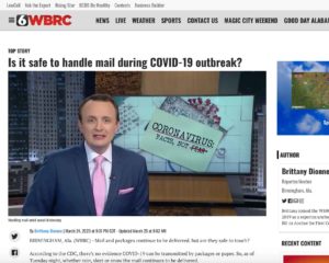 COVID-19 Mail Media Coverage: WBRC, Birmingham, AL - 2020-03-24.