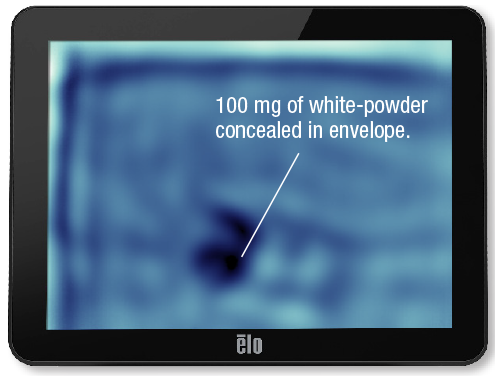 Elo screen catches 100mg of white-powder