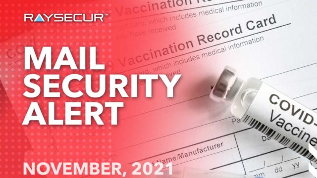 RaySecur Mail Security Alert 2021 November Report