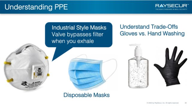 Understanding PPE in the Mailroom.