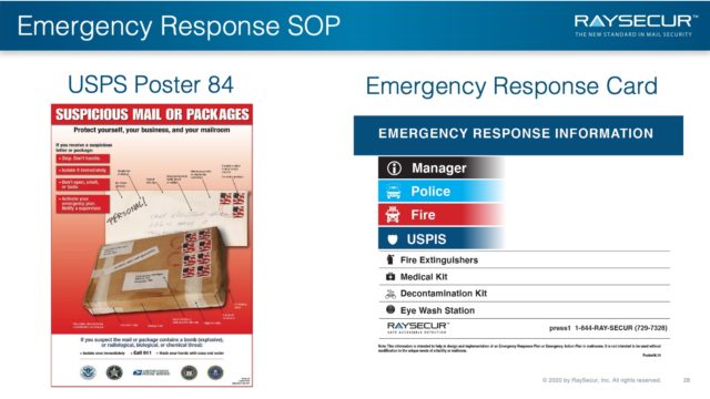 Mail Security Risk Assessment SOP Planning 28 - Mail Security ERP Resources.