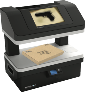 MailSecur showing a gun inside a box.