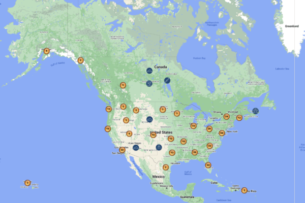 Mail threat map