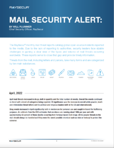 April 2022 Mail Security Alert by Will Plummer, CSO of RaySecur