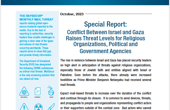 October 2023 Special Report Mail Security Alert