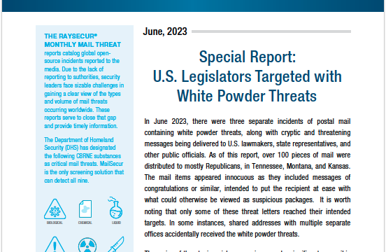June 2023 Mail Security Alert, Special Report